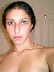 nice big tits on this sassy brunette