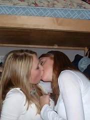 Girls showing their love for each other mixed k...