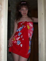 This brunette teen is just eighteen years old, ...